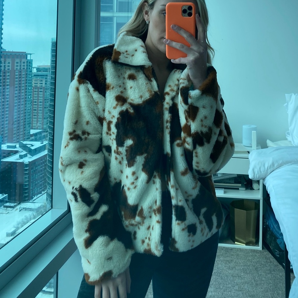 Cow Print Jacket